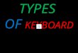 Types of keyboard