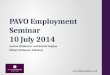 Pavo Employment Law Update