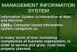 MANAGEMENT INFORMATION SYSTEM1
