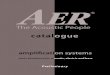 AER Amplifiers Catalog Eng