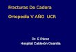 Fracturas De Cadera Ortopedia V AÑO UCR Dr. E Pérez Hospital Calderón Guardia