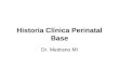 Historia Clínica Perinatal Base Dr. Medrano MI. En la presente Historia Clínica Perinatal, Amarillo significa ALERTA (cuadritos, triángulos o rectángulos