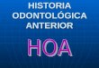 HISTORIA ODONTOLÓGICA ANTERIOR. 1. HEMORRAGIA Gingivorragia Gingivorragia Hemorragias bucales por cirugía, exodoncia, tratamiento periodontal, etc
