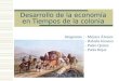 Desarrollo de la economía en Tiempos de la colonia Integrantes : - Mónica Álvarez - Rafaela Inzunza - Pedro Quiroz - Paola Rojas