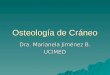 Osteología de Cráneo Dra. Marianela Jiménez B. UCIMED