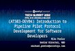 (ATS3-DEV04) Introduction to Pipeline Pilot Protocol Development for Developers
