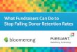 What Fundraisers Can Do to Stop Falling Retention Rates