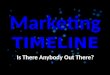 Marketing Timeline - Is There Anybody Out There?