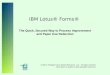 IBM Lotus Forms White Paper V3