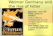 Weimar Germany and the Rise of Hitler