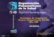2004 Organización Panamericana de la Salud.... Estrategia de Cooperación Técnica Intensificada OPS/OMS 2004-2008 NICARAGUA DR. PATRICIO ROJAS LARA REPRESENTANTE