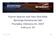 newmont mining Feb_Final_4Q_2006_ER_Presentation
