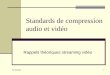 Standards De Compression Audio Et VidéO