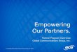 Global Communications Partner-Program (overview 2014)