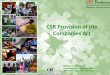 CSR Mandate of Companies