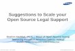 Suggestions to Scaling Open Source Legal Support