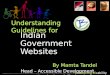 Understanding Guidelines for Indian Government Websites
