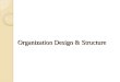 Organizational design and structure