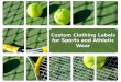 Custom Clothing Labels For Sports And Athletic Wear