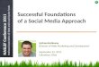 Successful Foundations of a Social Media Approach