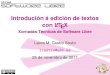 Introdución á edición de textos con LaTeX