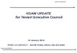 JAN 2010 NSAW Town Hall Meeting & Tenant Executive Council Update