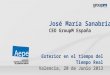 José María Sanabria CEO GroupM España. La agencia del futuro / Futuro de los medios Darwin (Evolución) Innovación en Exterior Exterior en la agencia del