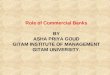 ROLE OF COMMERCIAL BANKS