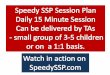 Speedy SSP Session for Schools