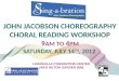 Sing-a-bration 2012: John Jacobson Choreography Workshop | Choral Sheet Music
