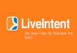 DES: LiveIntent Tech Talk: In a World of Infinite Inventory, What Do You Buy?