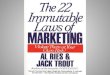 22 rules of marketing