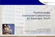 Technology Commercialization at Georgia Tech