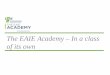 EAIE Academy info session CPH conference