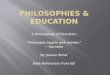 Philosophies & Education