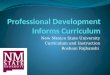 Professional development informs curriculum unm