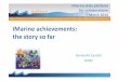 I marine achievements  the story so far