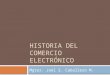 HISTORIA DEL COMERCIO ELECTRÓNICO Mgter. Joel S. Caballero M