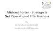 M ichael porter   strategy is not operational effectiveness