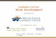 Landowner Driven Wind Development   Montana Farmers Union   10 17 09