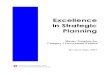 31. Excellence In Strategic Planning Master Temp Strategic Plan