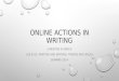 Christine Schreck online actions in writing