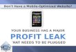 Auto Shop's Profit Leaks; Why Mobile Websites Can Boost Your ROI