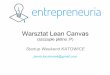 Katowice entrepreneuria lean canvas workshop