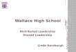 Workshop5.wallace high.distributed leadership1