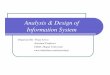 A&D - Introduction to Analysis & Design of Information System