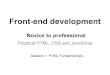 Introduction to Frontend Development - Session 1 - HTML Fundamentals
