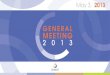 General Meeting 2013