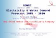 Electricity & Water DemandForecast 2009 - 2030