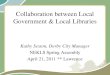 Collaboration between local government and local libraries